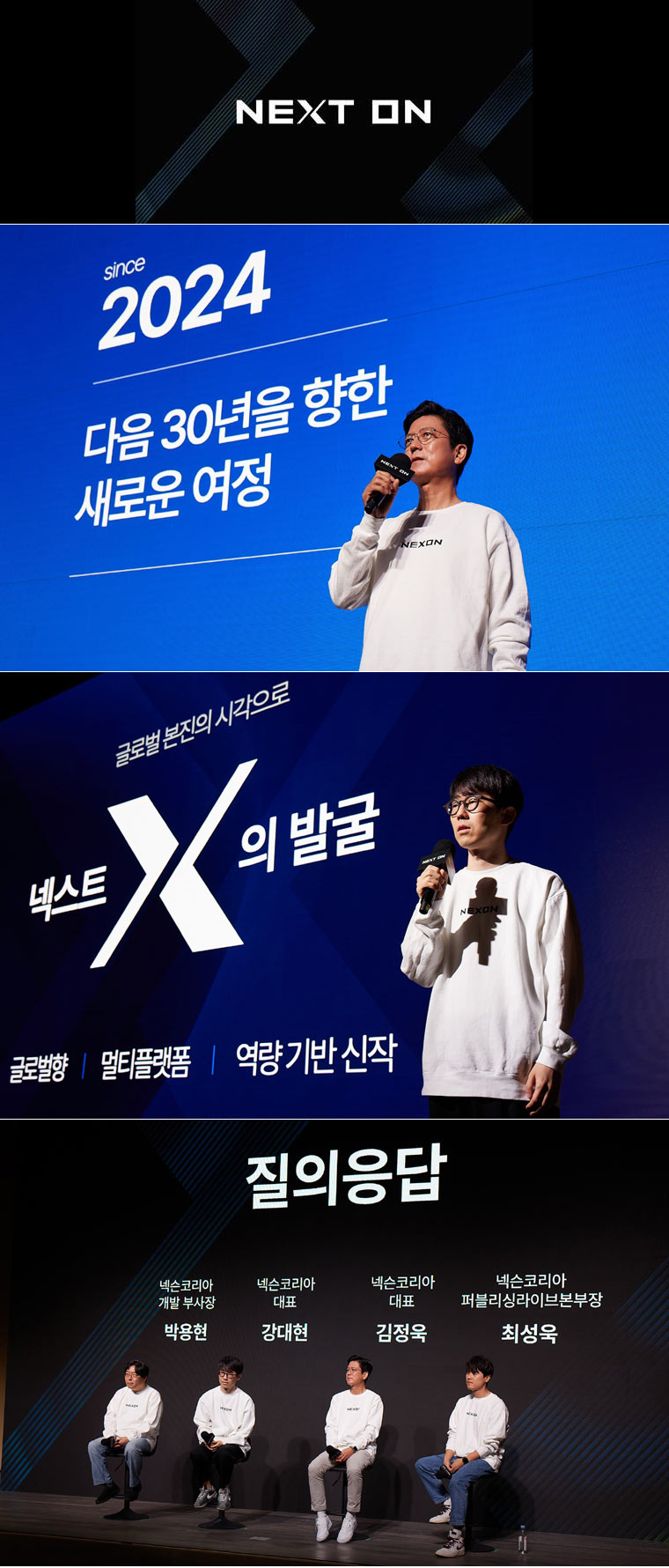 넥슨, 미래 성장 이끄는 ‘NEXT ON’ 비전과 진화 전략 발표 본문 이미지