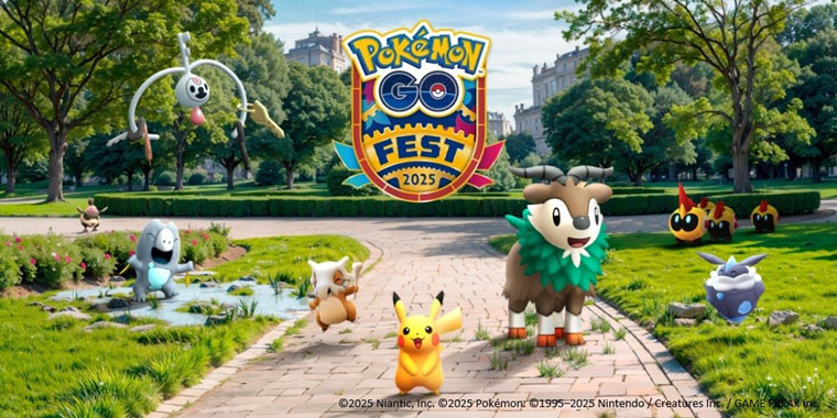나이언틱, ‘Pokémon GO Fest 2025’ 5월부터 개최! 본문 이미지