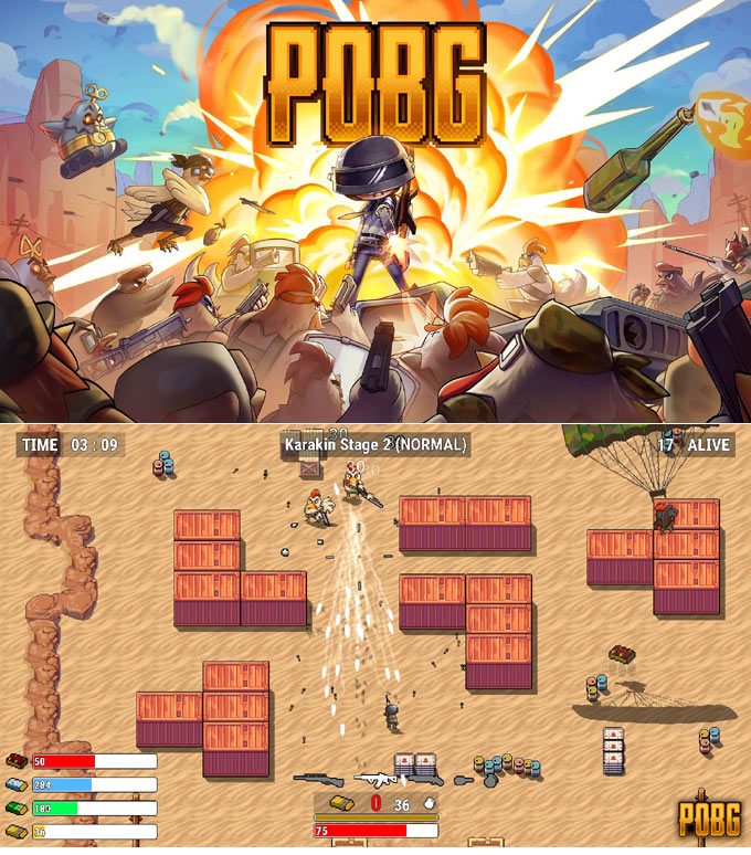 크래프톤, 배틀그라운드 만우절 특별 모드 POBG 공개