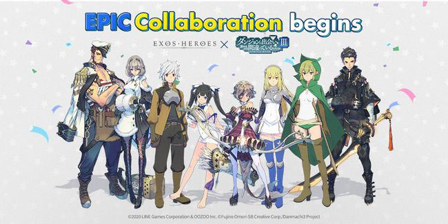 엑소스 히어로즈, ‘던전에서 만남을 추구하면 안 되는 걸까 Ⅲ’ 콜라보 실시
