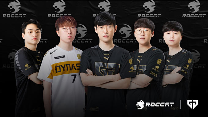 젠지 이스포츠, 독일 게이밍 기어 브랜드 로캣과 파트너십 체결