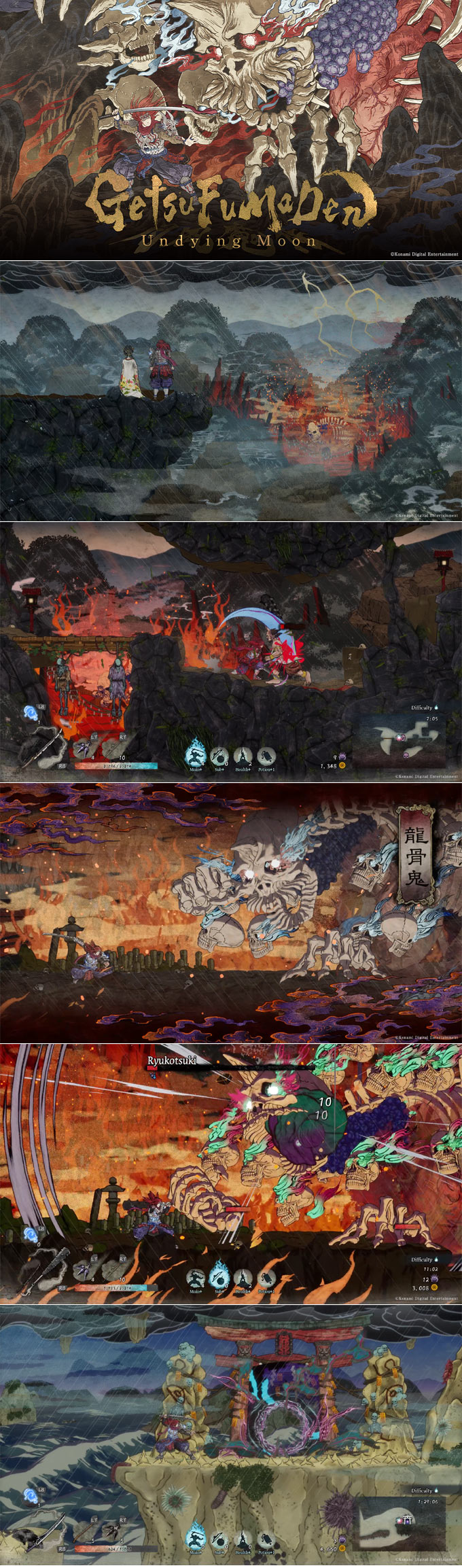 코나미, ‘월풍마전: 불멸의 달’ 스팀 얼리 액세스 출시