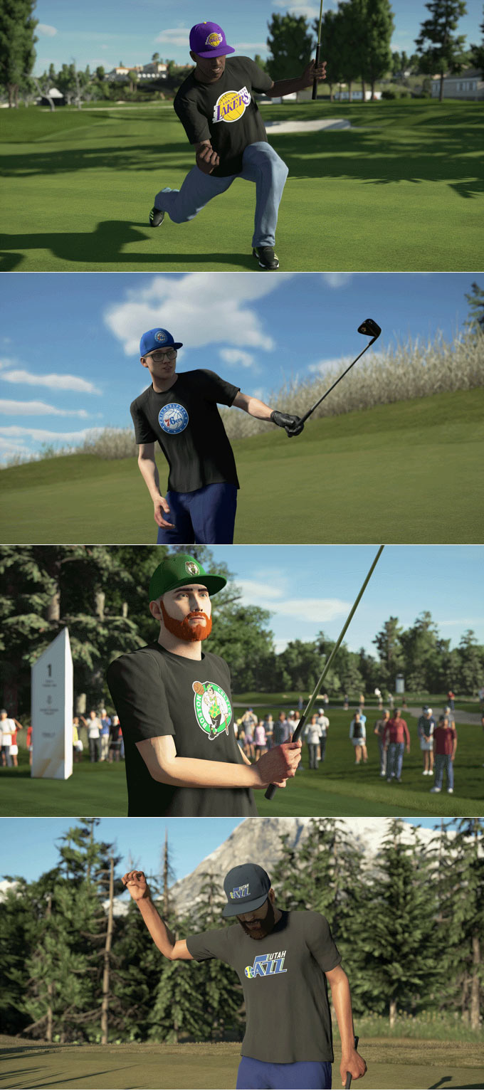 2K, PGA TOUR® 2K21, NBA® 팀 로고 MyPLAYER 장비 추가