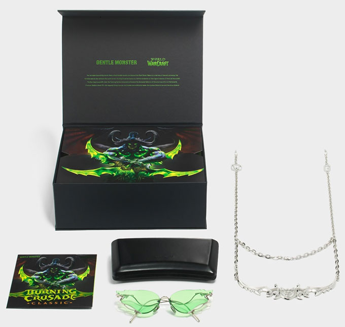 월드 오브 워크래프트, 불타는 성전 클래식 출시 기념 한정판 선글라스 선보여