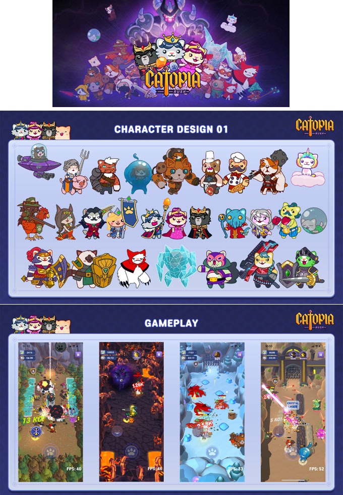 슈퍼콜로니, 캐주얼 액션 RPG ‘캣토피아: 러쉬’ 글로벌 150개국 출시