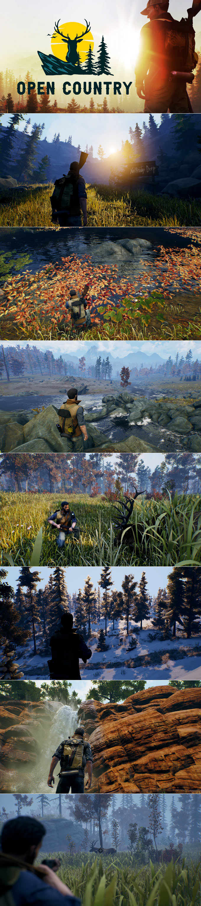 아웃도어 어드벤처 게임 ‘오픈 컨트리’ PC 및 PS4 한국어판 6월 11일 정식 출시