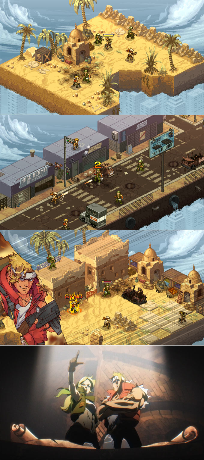 메탈 슬러그 택틱스,  스팀으로 출시 결정! 오늘 트레일러 첫 공개!