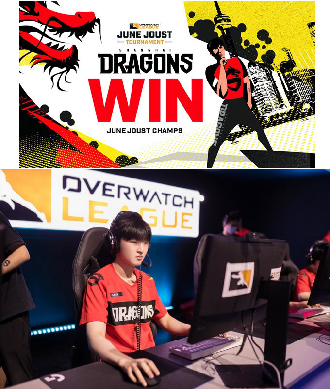 역전의 상하이 드래곤즈, 오버워치 리그 6월 토너먼트 우승