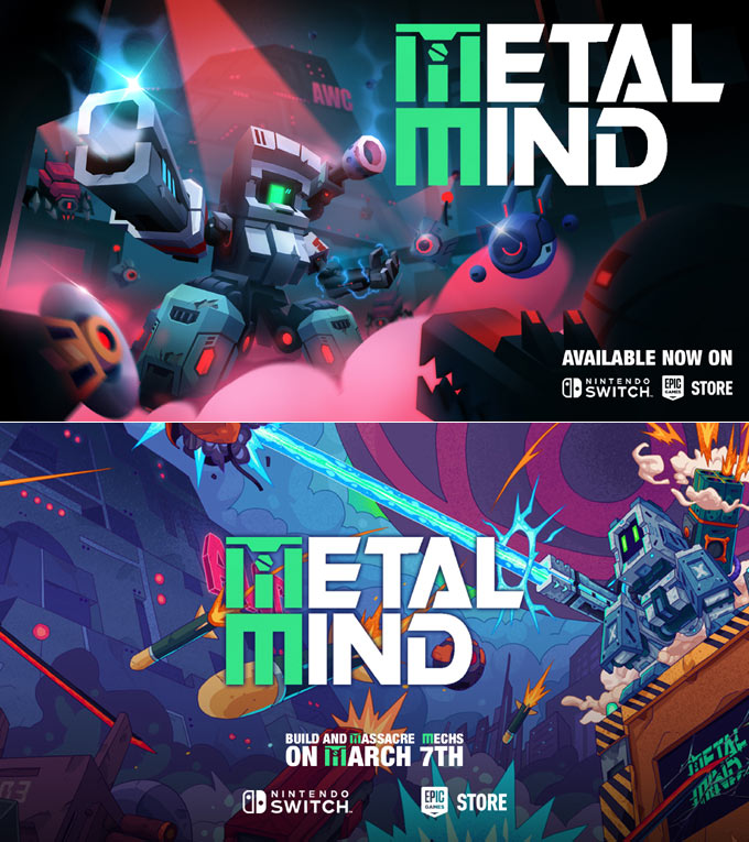 2P Games, ‘Metal Mind’ 금일 스팀 및 닌텐도 스위치 버전 정식 발매 본문 이미지