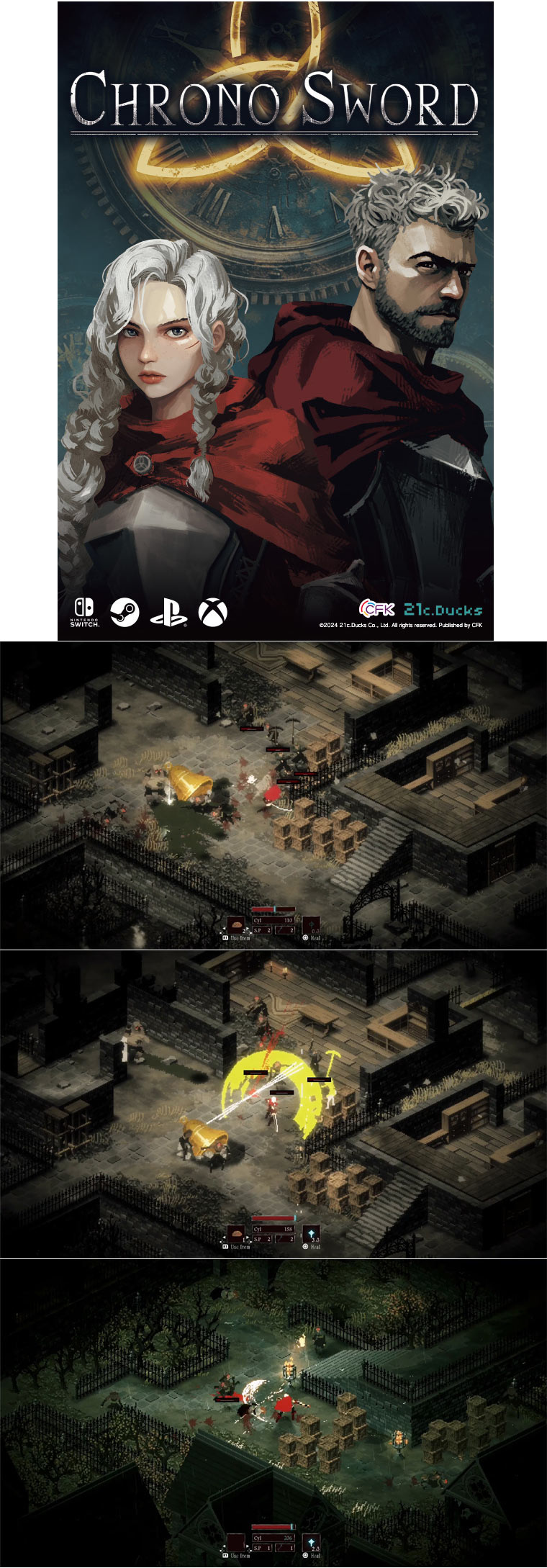 픽셀아트 소울라이크 액션 RPG 신작 ‘크로노소드’ 12월 6일(금) 스팀 얼리 액세스 개시 결정! 본문 이미지