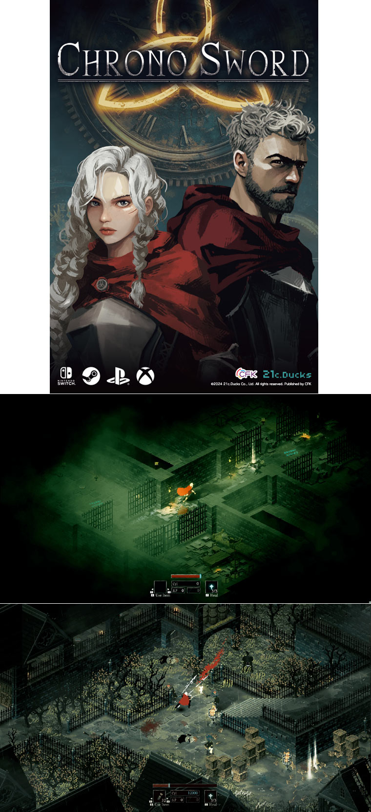 픽셀아트 소울라이크 액션 RPG 신작 ‘크로노소드’ 12월 6일(금) 스팀 얼리 액세스 개시! 본문 이미지