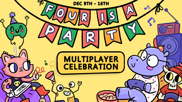 스팀 멀티플레이어 이벤트 ‘Four is a Party’, 12월 9일 시작 본문 이미지