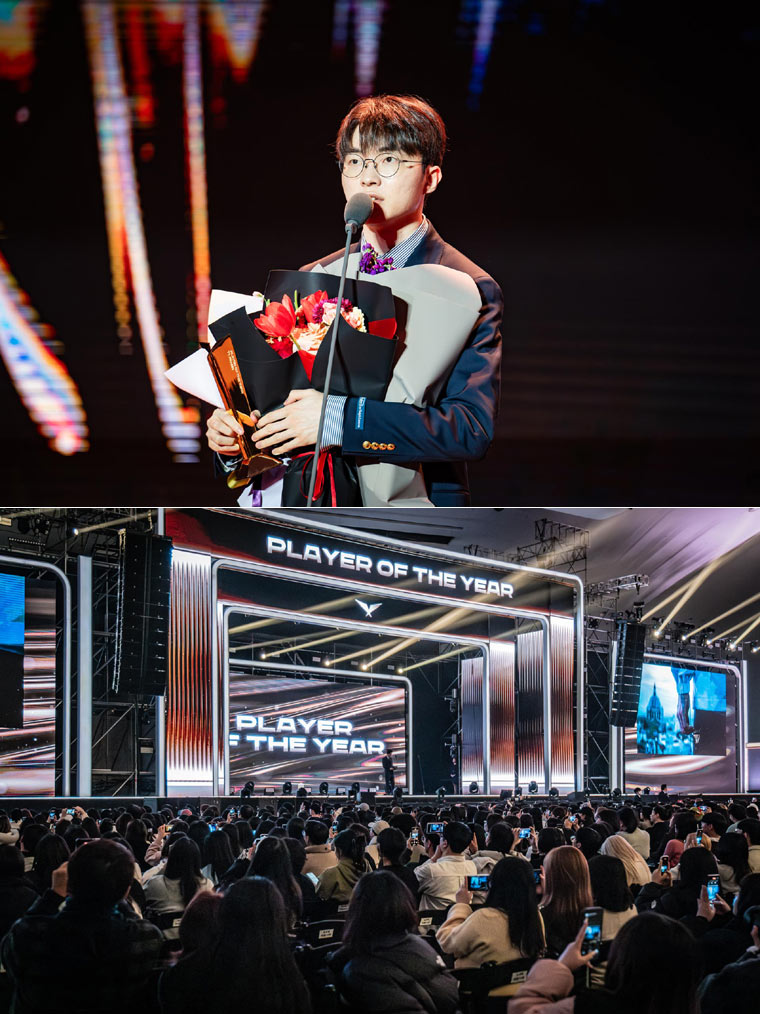 2024 LCK 어워드 결과 T1 ‘페이커’ 이상혁, 2년 연속 ‘올해의 선수’ 수상 본문 이미지