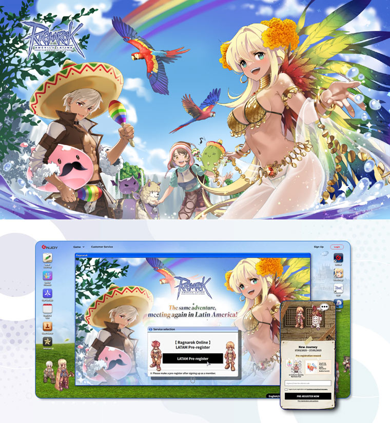 그라비티, PC MMORPG ‘Ragnarok Online America Latina’ 중남미 지역 사전예약 시작!