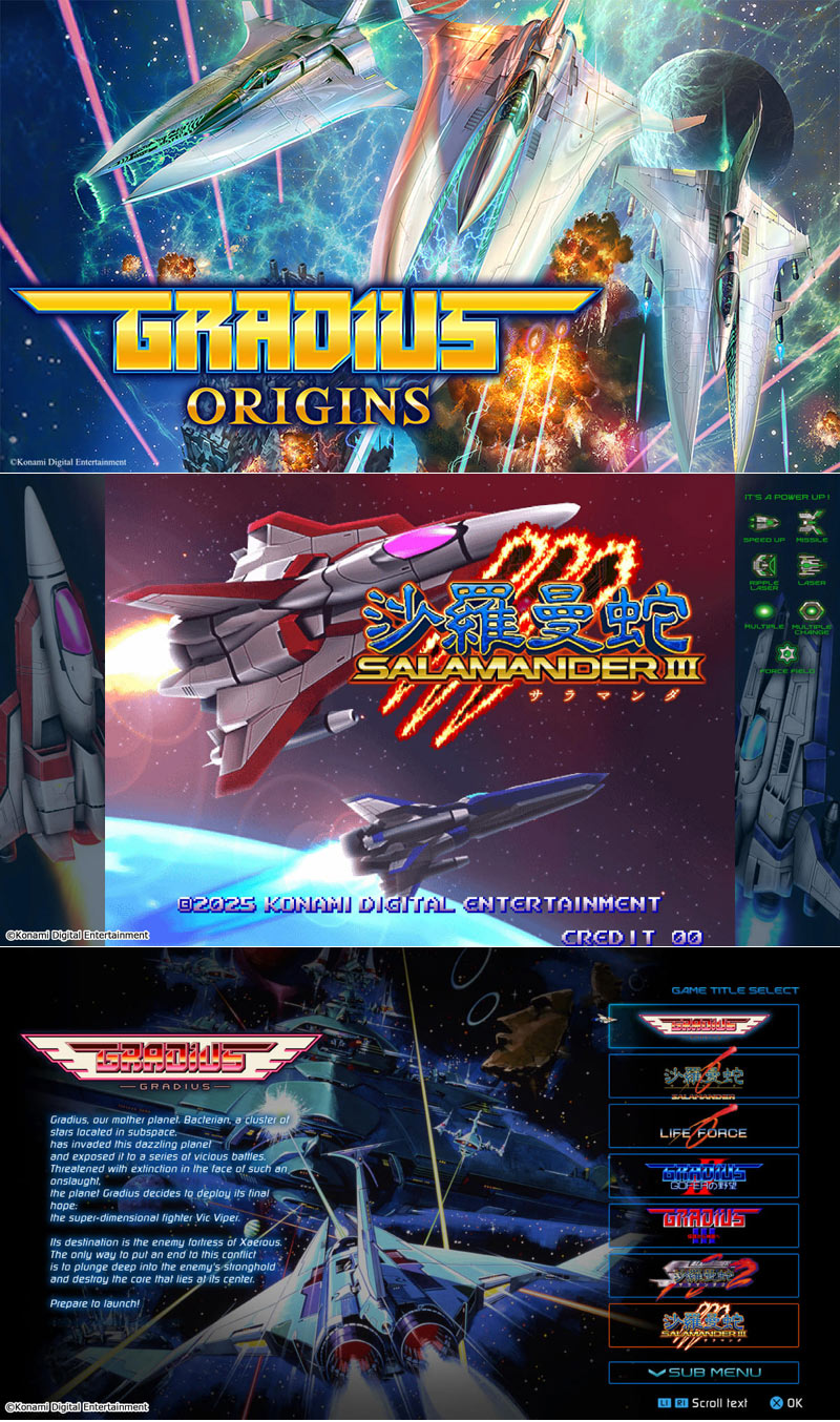 코나미 디지털 엔터테인먼트, ‘GRADIUS ORIGINS’ 8월 7일 출시 확정!