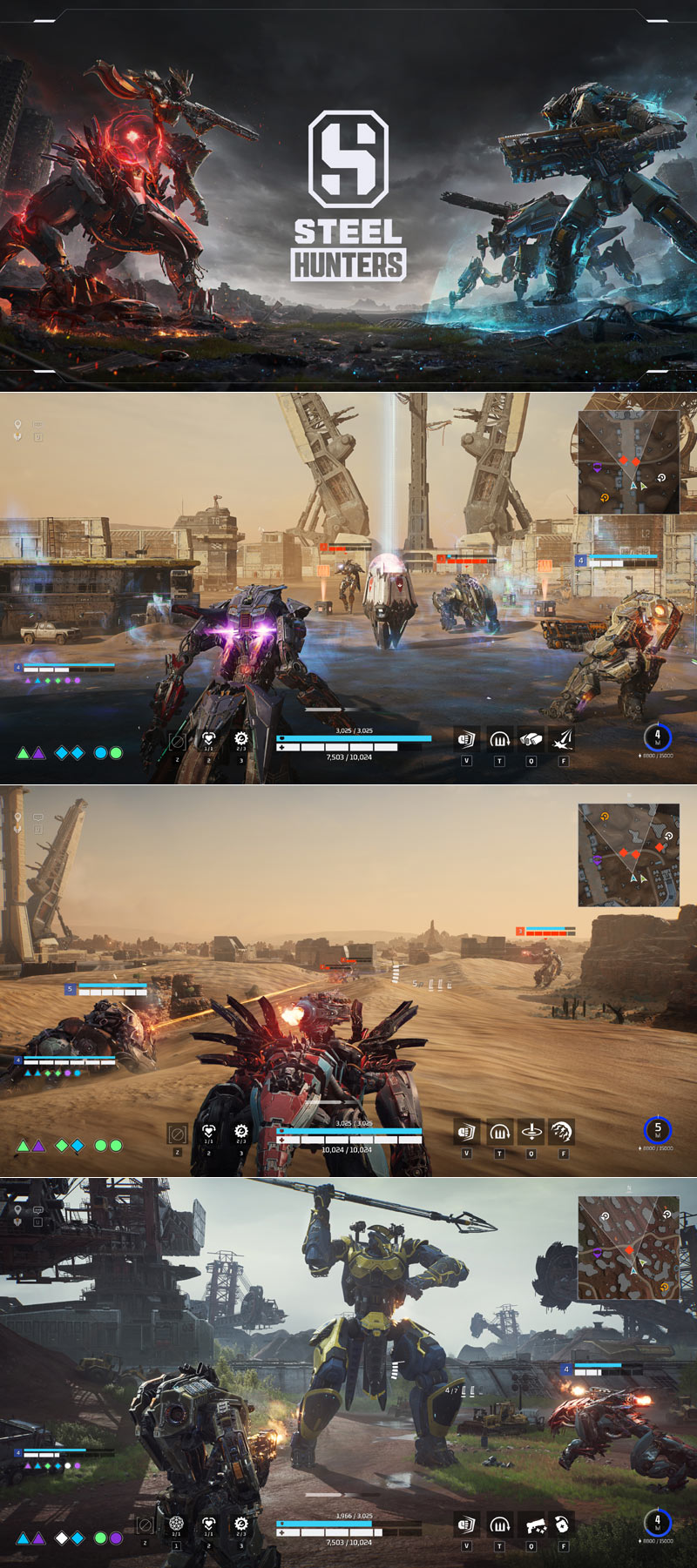 메카닉 슈팅 ‘스틸헌터’  얼리 액세스 트레일러 공개