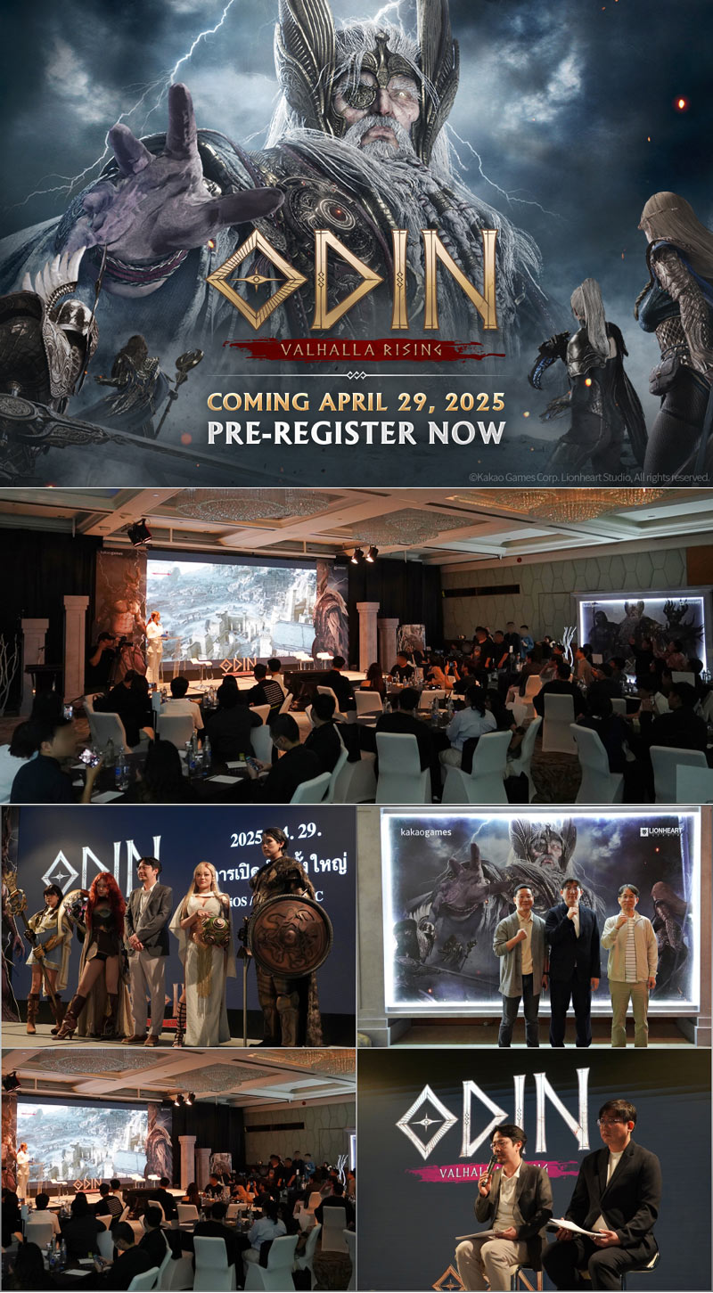 대작 MMORPG ‘오딘: 발할라 라이징’ 태국 현지 쇼케이스서 글로벌 출시 일정 공개