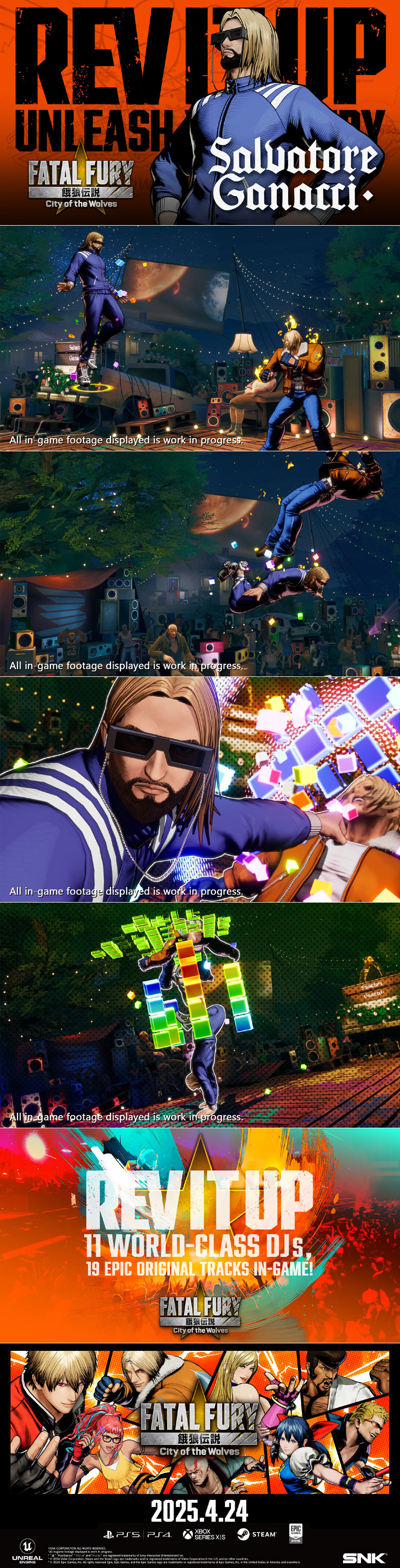 신작 격투 게임 ‘아랑전설 시티 오브 더 울브스’ 세계적인 인기 DJ ‘살바토레 가나치’ 참전 결정!