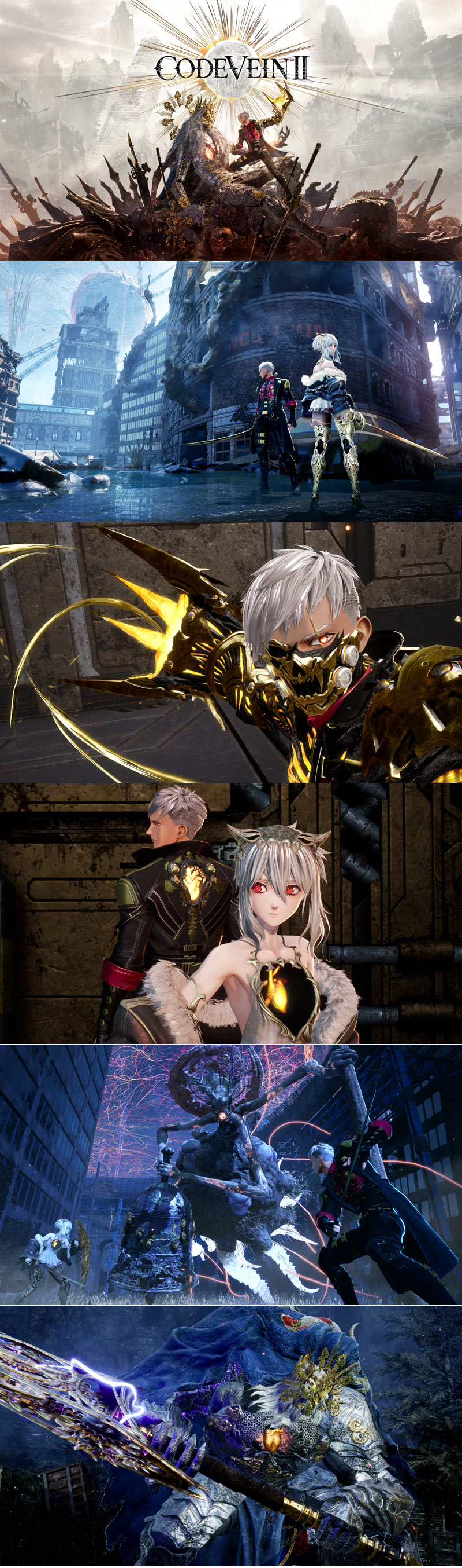 PS5, Xbox Series X|S, STEAM®용 ‘CODE VEIN Ⅱ’ 한국어판 2026년 발매 결정!