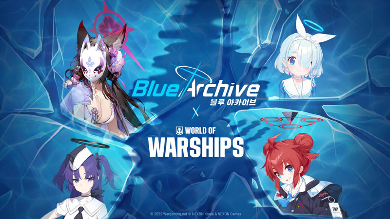 월드 오브 워쉽 x 블루 아카이브  두 번째 콜라보레이션 발표