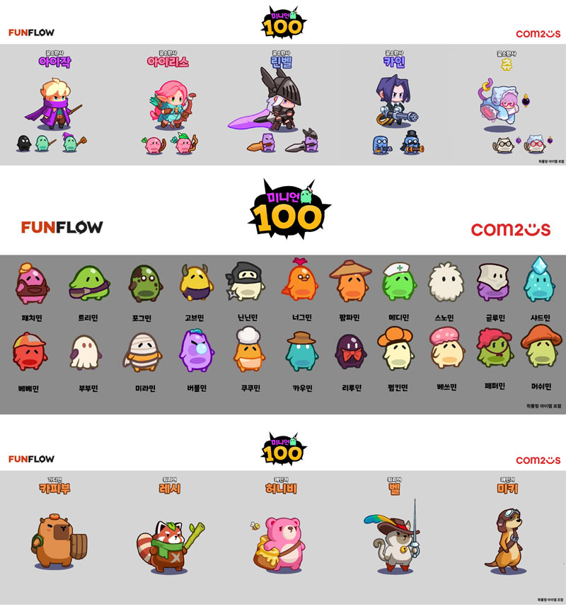 깜찍함 한도초과!  컴투스 신작 ‘미니언100’의 수집욕 자극하는 캐릭터 매력 해부