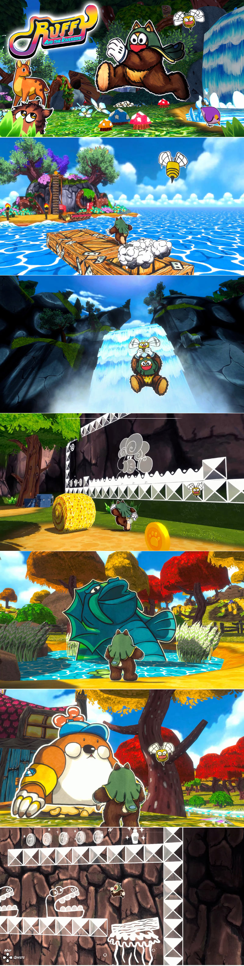 액션 게임 ‘러피 앤 리버사이드’ 한국어판, PC, PS5, 닌텐도 스위치로 오늘 출시