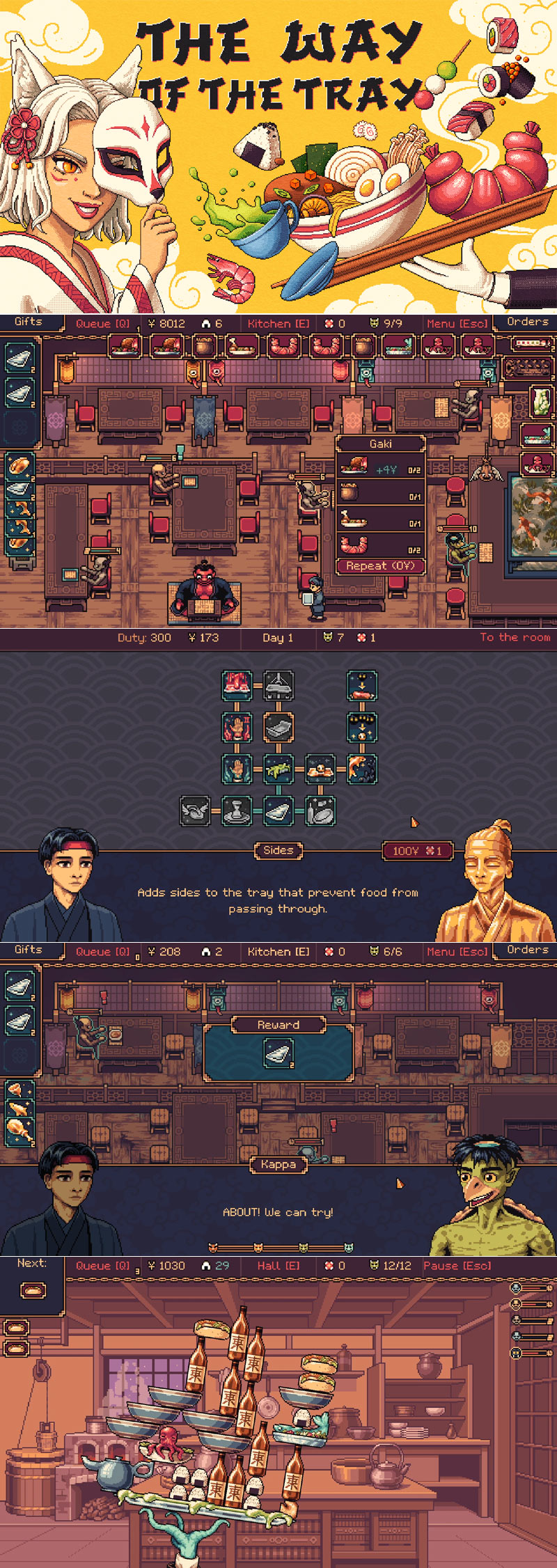 ‘웨이터 시뮬레이션’과 ‘액션 퍼즐’의 만남! ‘더 웨이 오브 더 트레이’ 정식 출시