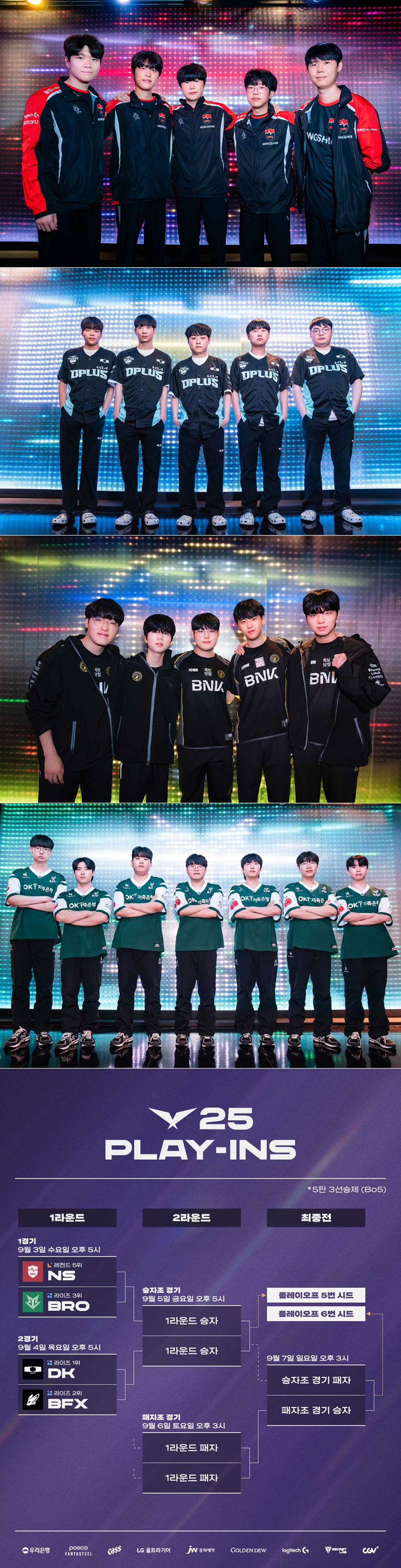 2025 LCK 플레이-인 예고... 플레이오프행 티켓 두 장의 주인은?