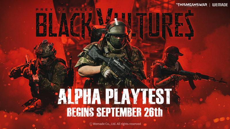 위메이드, PC FPS ‘블랙 벌처스: 프레이 오브 그리드’ 2차 스팀 플레이 테스트 일정 공개