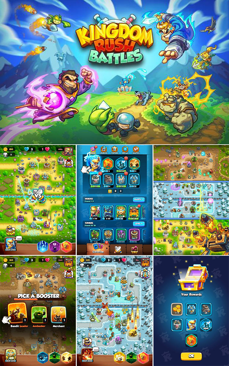 사랑받아온 타워 디펜스, 이제는 PvP로! ‘킹덤 러쉬 배틀즈’  10월 9일 출시