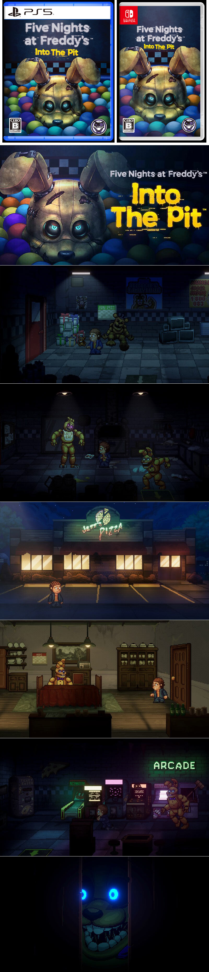 PS5, NS전용 소프트웨어 ‘파이브 나이츠 앳 프레디스: 인투 더 피트’ 11월 20일 (목) 발매!
