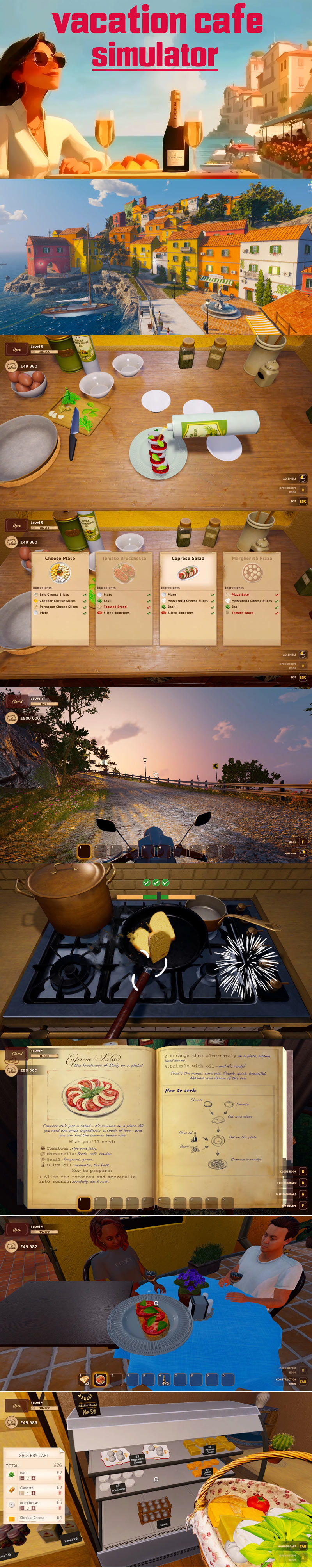 이탈리아 해안가에서 나만의 카페 운영을? ‘베케이션 카페 시뮬레이터’ 출시 발표