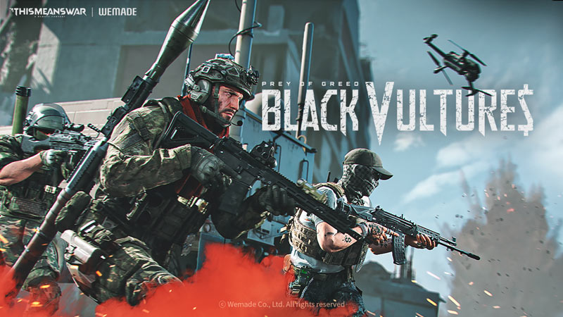 위메이드 PC FPS ‘블랙 벌처스’, 2차 스팀 플레이 테스트 돌입