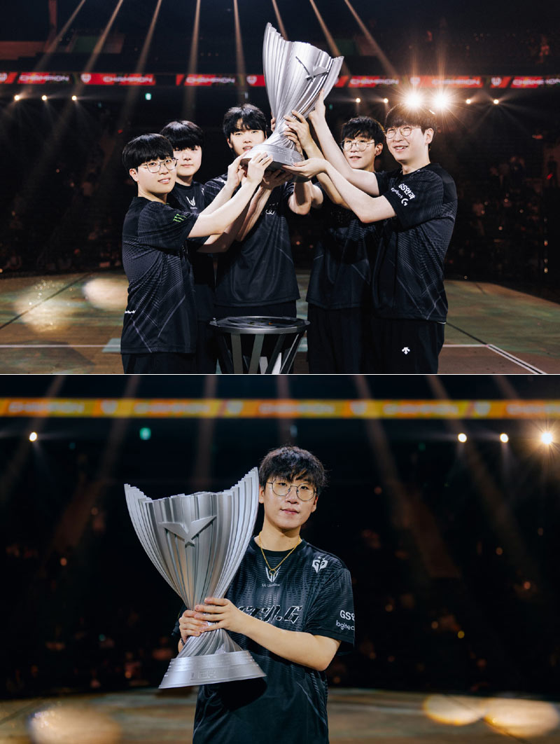 2025 LCK 파이널 결과... ‘정규 시즌 29승 1패’ 젠지, 통합 챔피언 등극