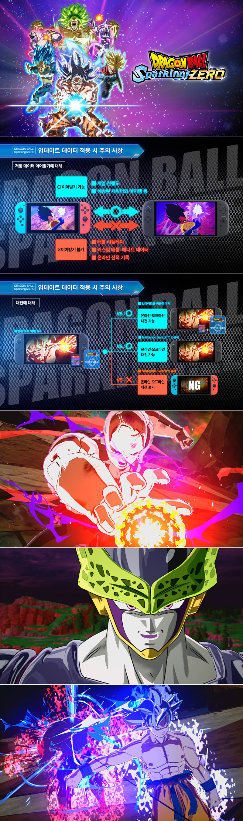 NS2, NS 용 ‘드래곤볼 스파킹! 제로’ 한국어판 오늘 11월 13일 발매!