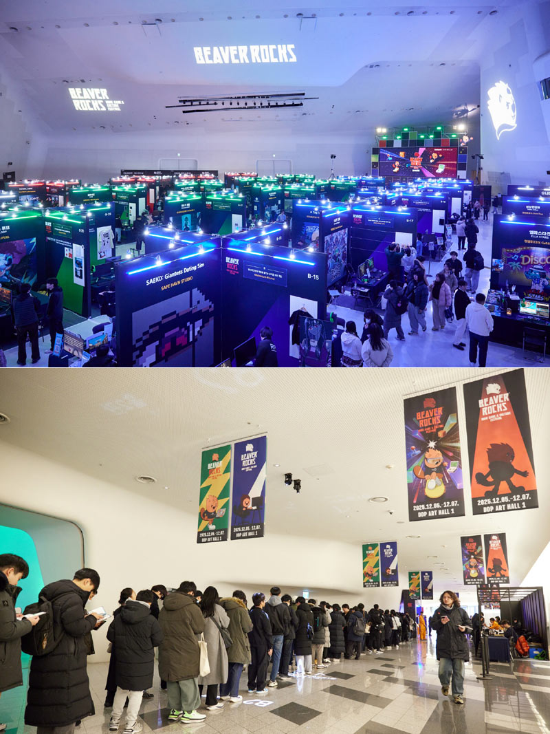 인디게임컬〮처 페스티벌 ‘비버롹스 2025’ 개막