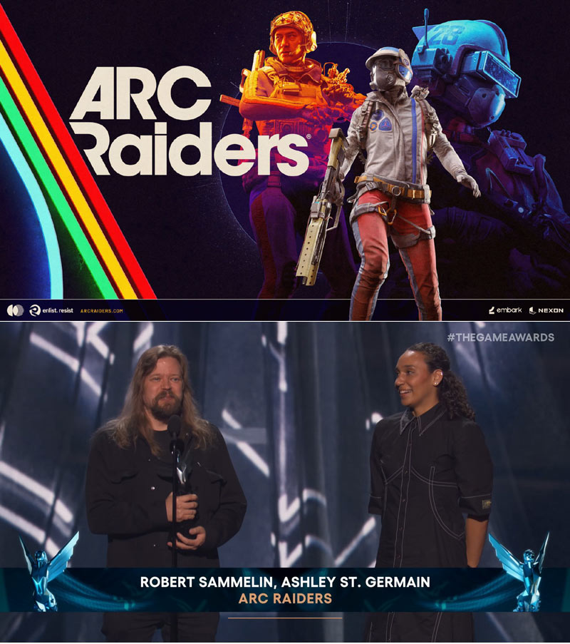 넥슨 신작 ‘아크 레이더스’, 글로벌 시상식 ‘더 게임 어워드’서 ‘최고의 멀티플레이어 게임’ 부문 수상!