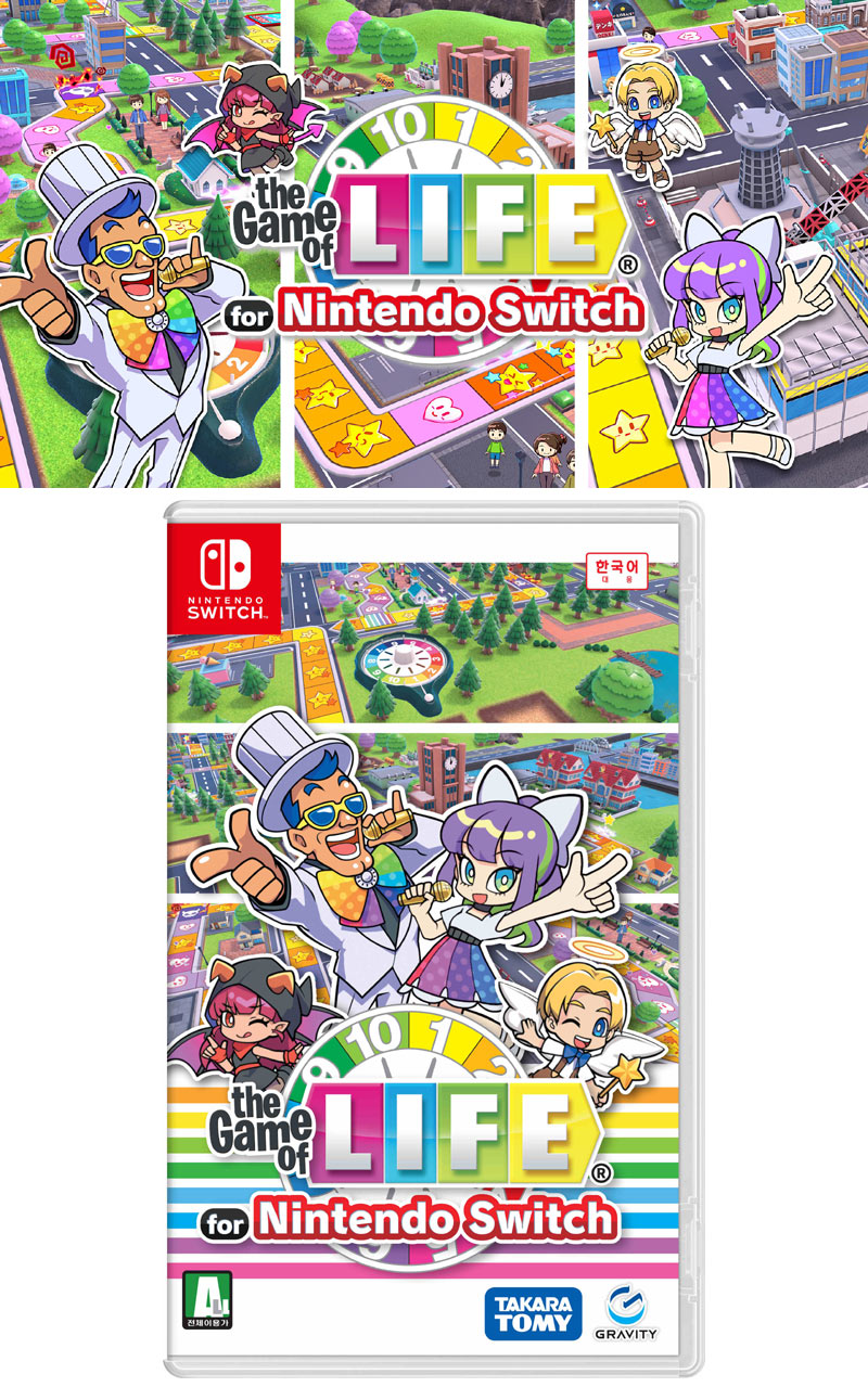 그라비티, 인기 보드게임 ‘the Game of LIFE for Nintendo Switch’ 아시아 지역 정식 출시!