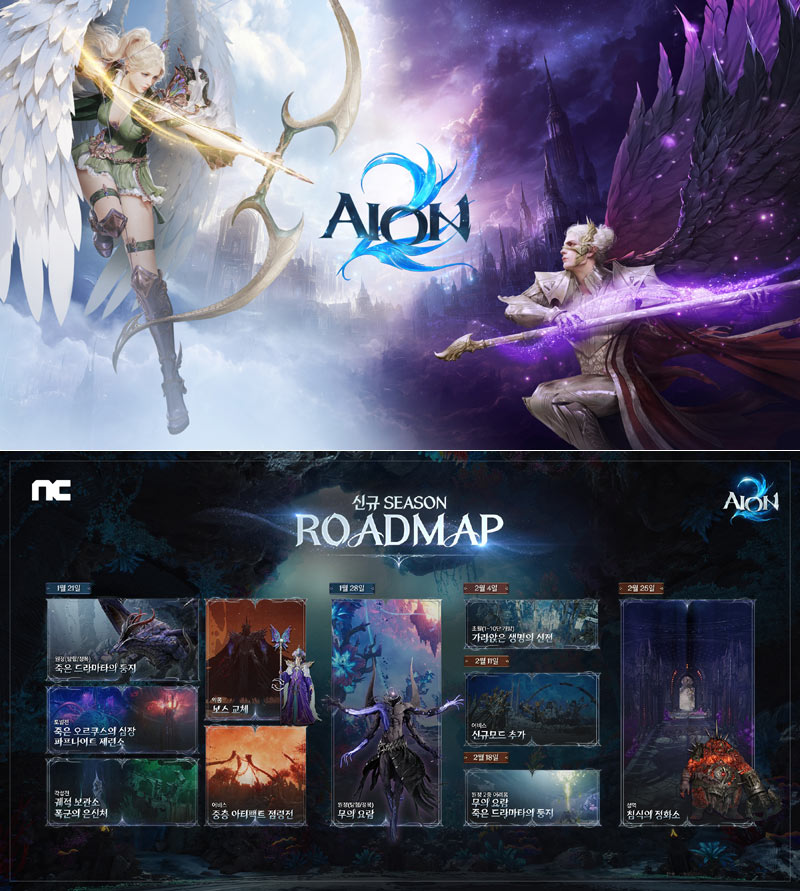엔씨소프트 ‘아이온2’, 2026년 시즌2 업데이트 로드맵 공개