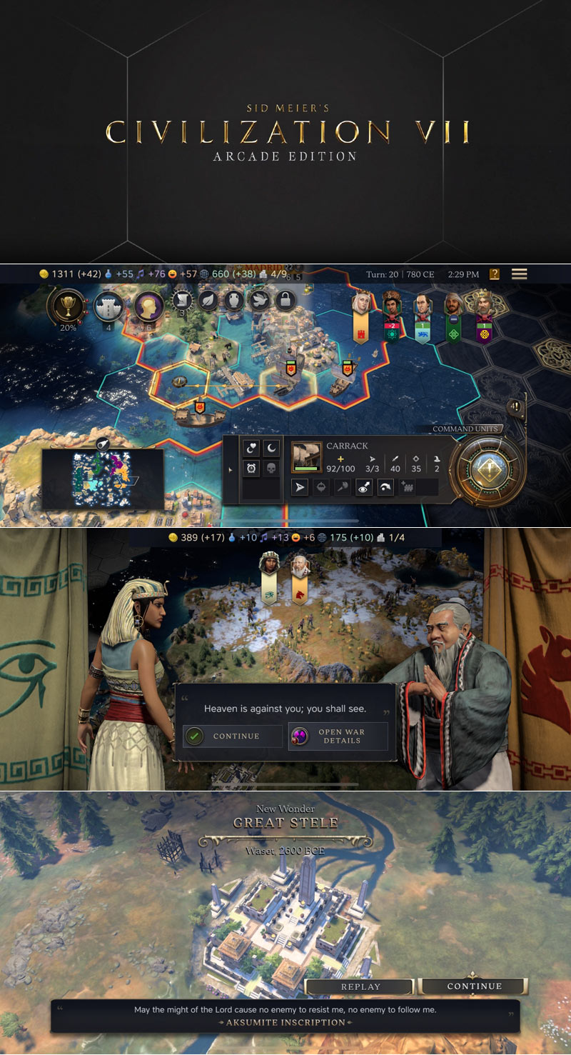 2K, ‘시드 마이어의 문명 VII’ 2월 5일 애플 아케이드 출시!