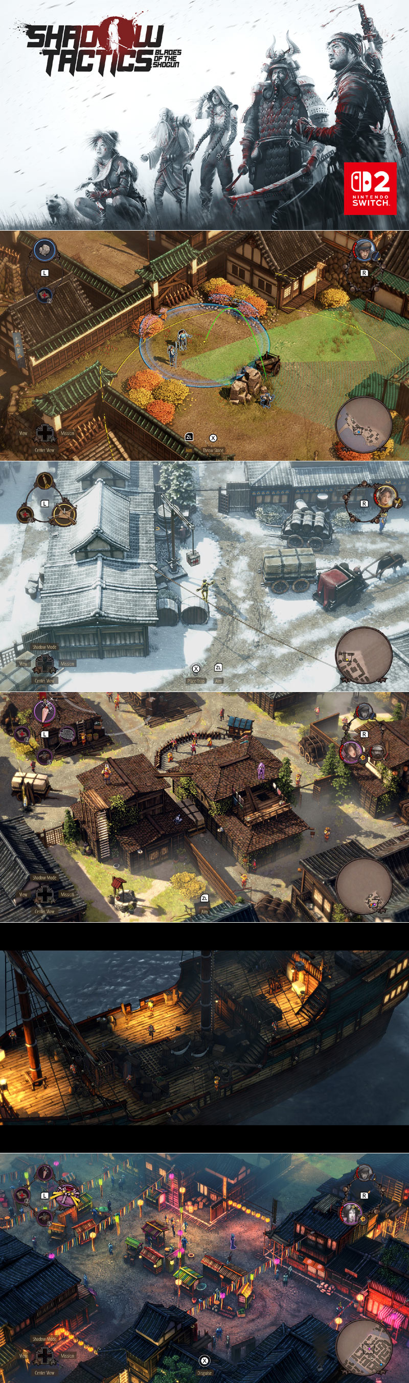 섀도우 택틱스: 블레이드 오브 더 쇼군, 닌텐도 스위치 2 출시