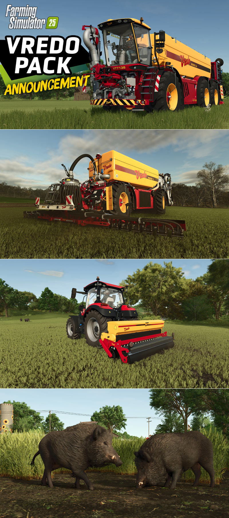 ‘파밍 시뮬레이터 25’ 콘텐츠 확장팩 ‘VREDO Pack’, 3월 24일(화) 발매