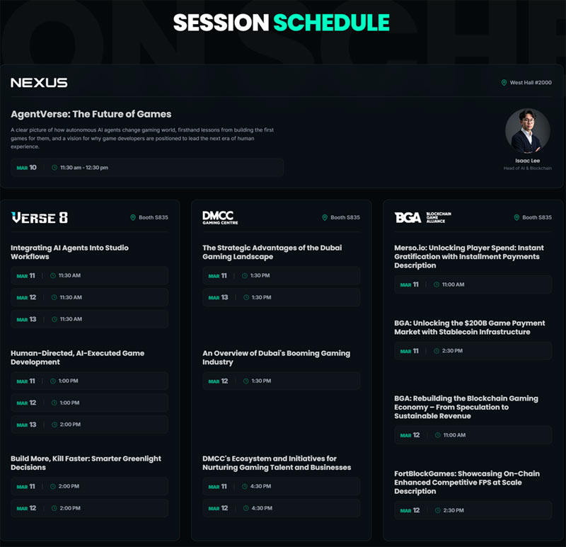 넥써쓰, GDC 2026 부스서 파트너사와 공동 세션 프로그램 운영