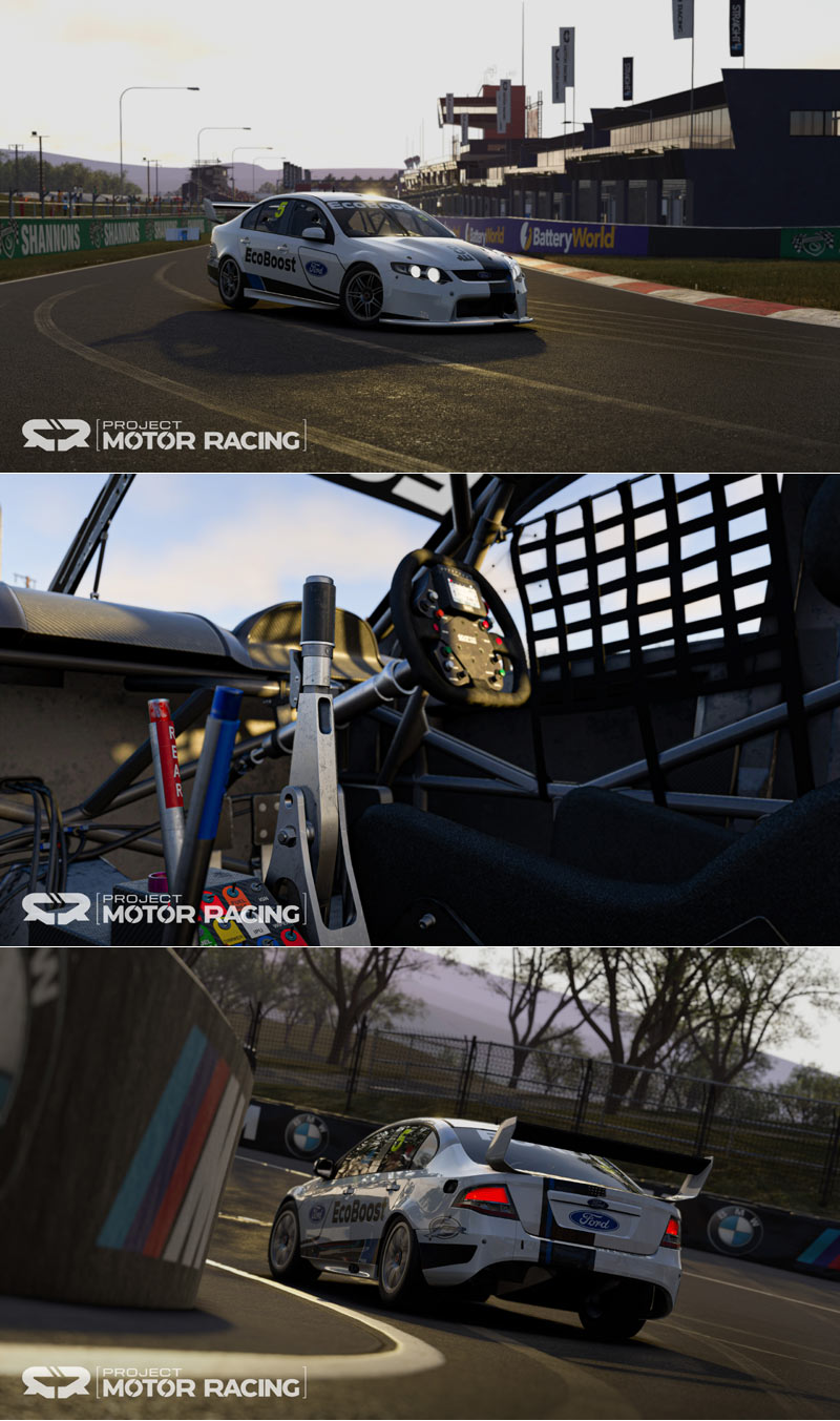 가장 리얼한 레이싱, 한계 너머의 질주 ‘프로젝트 모터 레이싱’ 무료 DLC ‘Ford Falcon V8 2013’ 배포!