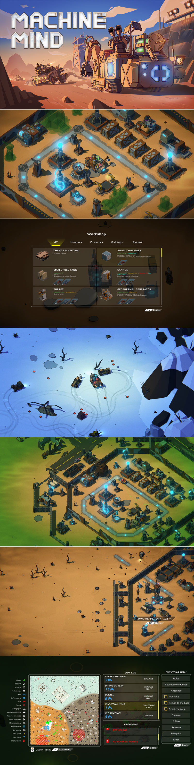 포스트 아포칼립스 생존 액션 게임 ‘머신 마인드(Machine Mind)’ 스팀 정식 출시!