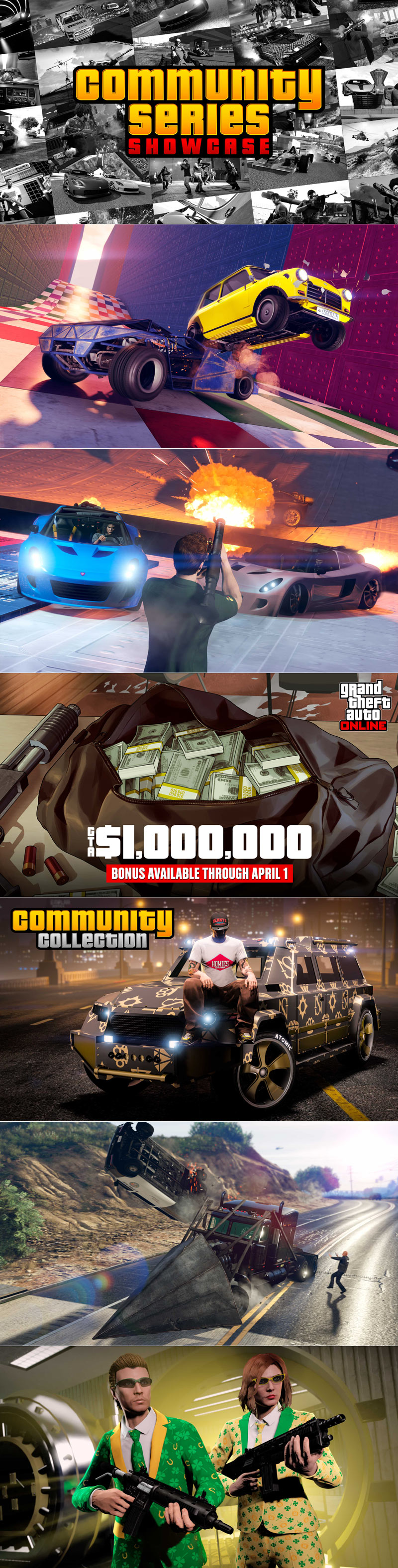 GTA 온라인, 커뮤니티 시리즈 쇼케이스 이벤트 진행