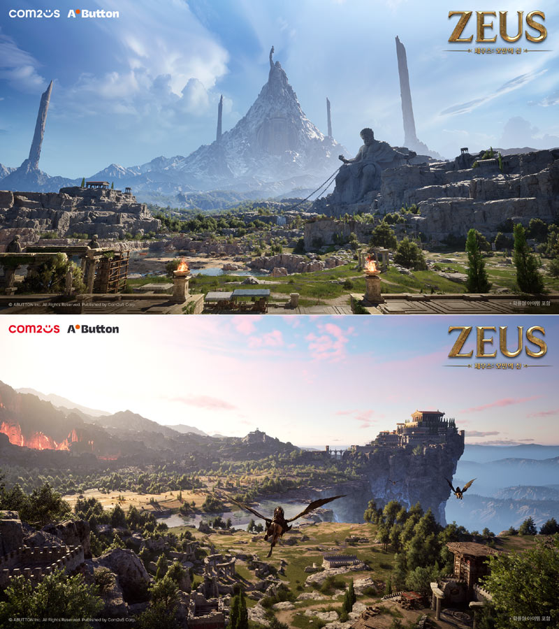 컴투스 블록버스터 신작 MMORPG 타이틀명 ‘제우스: 오만의 신’ 확정