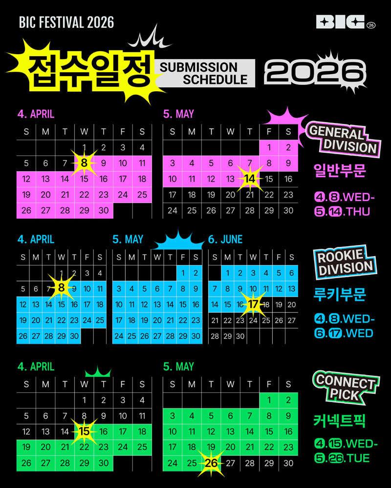 부산인디커넥트페스티벌 2026,  4월 8일부터 인디게임 접수 시작