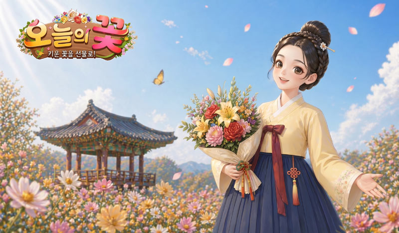 글로벌 누적 다운로드 3억 흥행작 플라워SNG ‘오늘의 꽃’, 23일 사전예약 시작