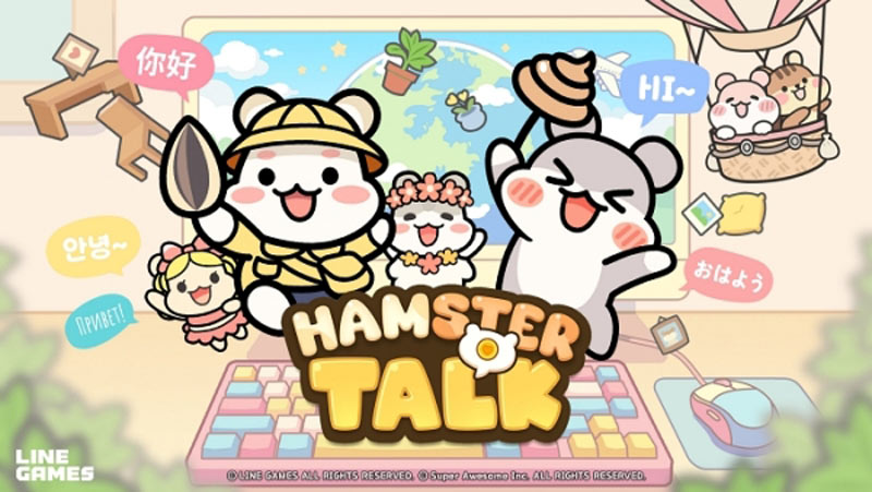 햄스터 톡, 스팀·스토브 글로벌 정식 발매… PC 위 햄스터 힐링 게임